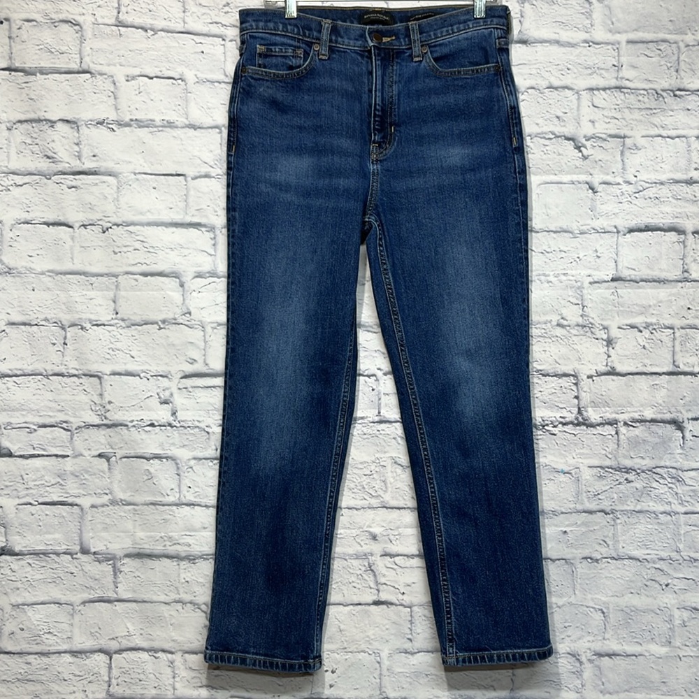 Banana Republic Premium High-Rise Straight Jeans